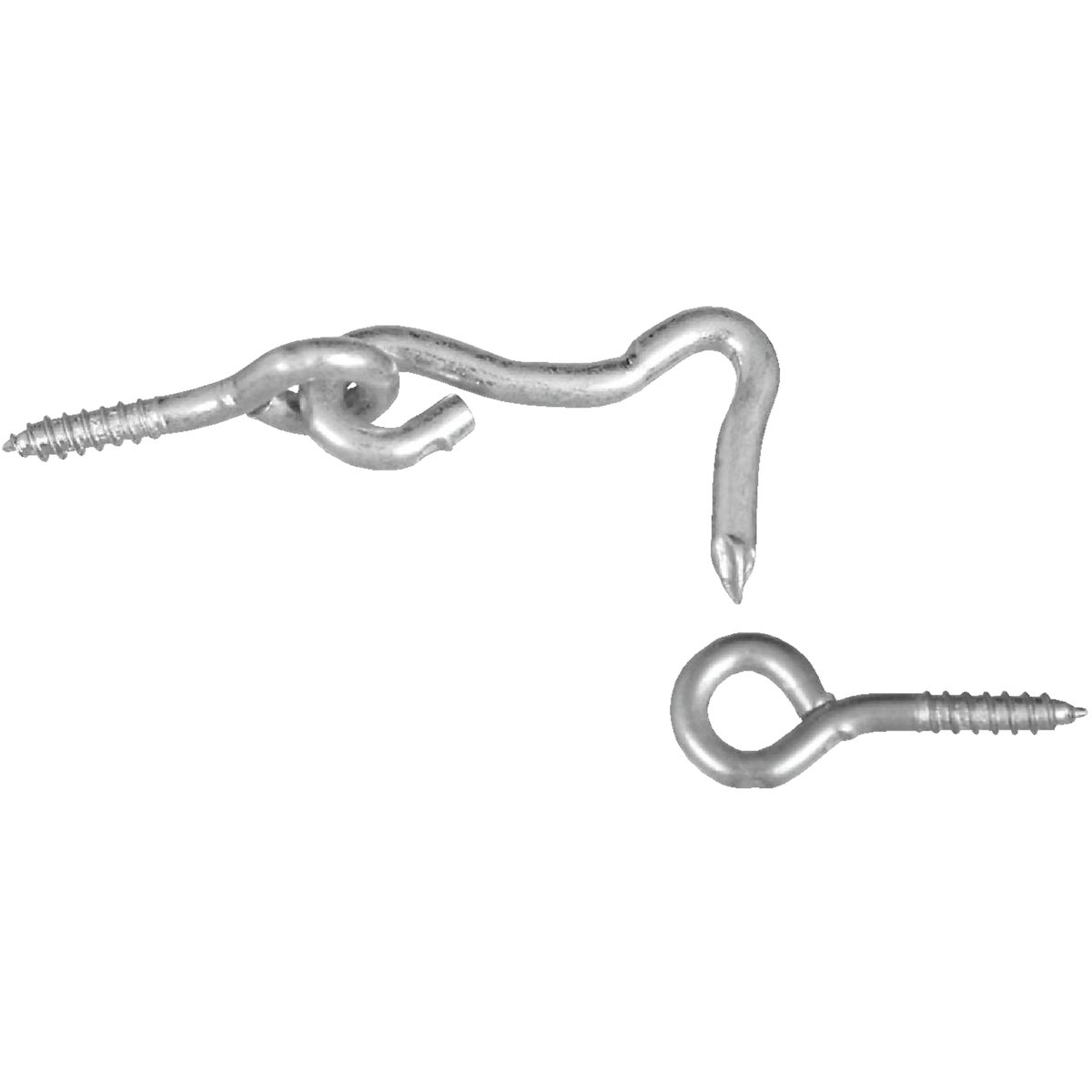 National Hardware1 In. Steel Hook & Eye Bolt (2-Count)