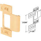 Defender Security Small Brass Adjust-A-Strike Plate Image 1