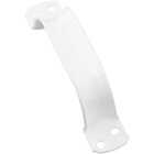 National Hardware 6-3/4 In. White Vinyl Coated Zinc Door Pull Image 1