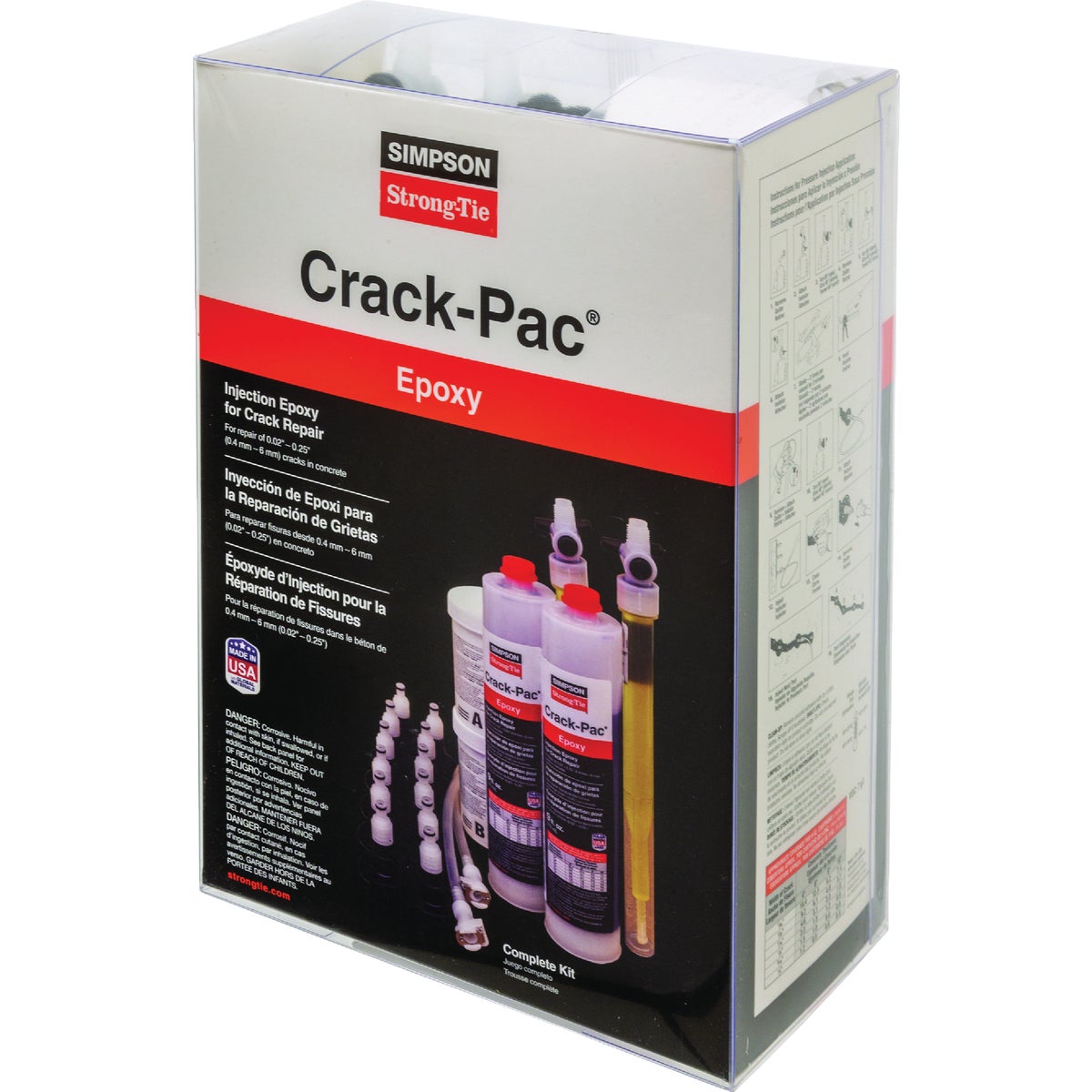 Simpson Strong-Tie Crack-Pac 9 Oz. Epoxy Injection Kit Image 2