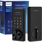 Philips Bluetooth Touchscreen Electronic Deadbolt, Matte Black Image 1