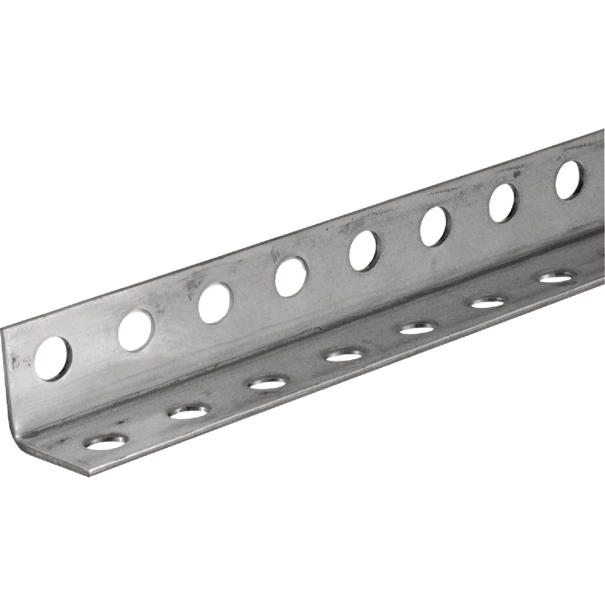 Hillman SteelWorks 7/64 In. x 1-1/4 In. x 3 Ft. Perforated Zinc-Plated Angle