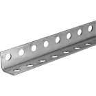 Hillman SteelWorks 7/64 In. x 1-1/4 In. x 3 Ft. Perforated Zinc-Plated Angle Image 1