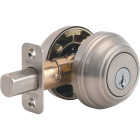 Kwikset Signature Series Satin Nickel Double Cylinder Deadbolt with SmartKey Image 1