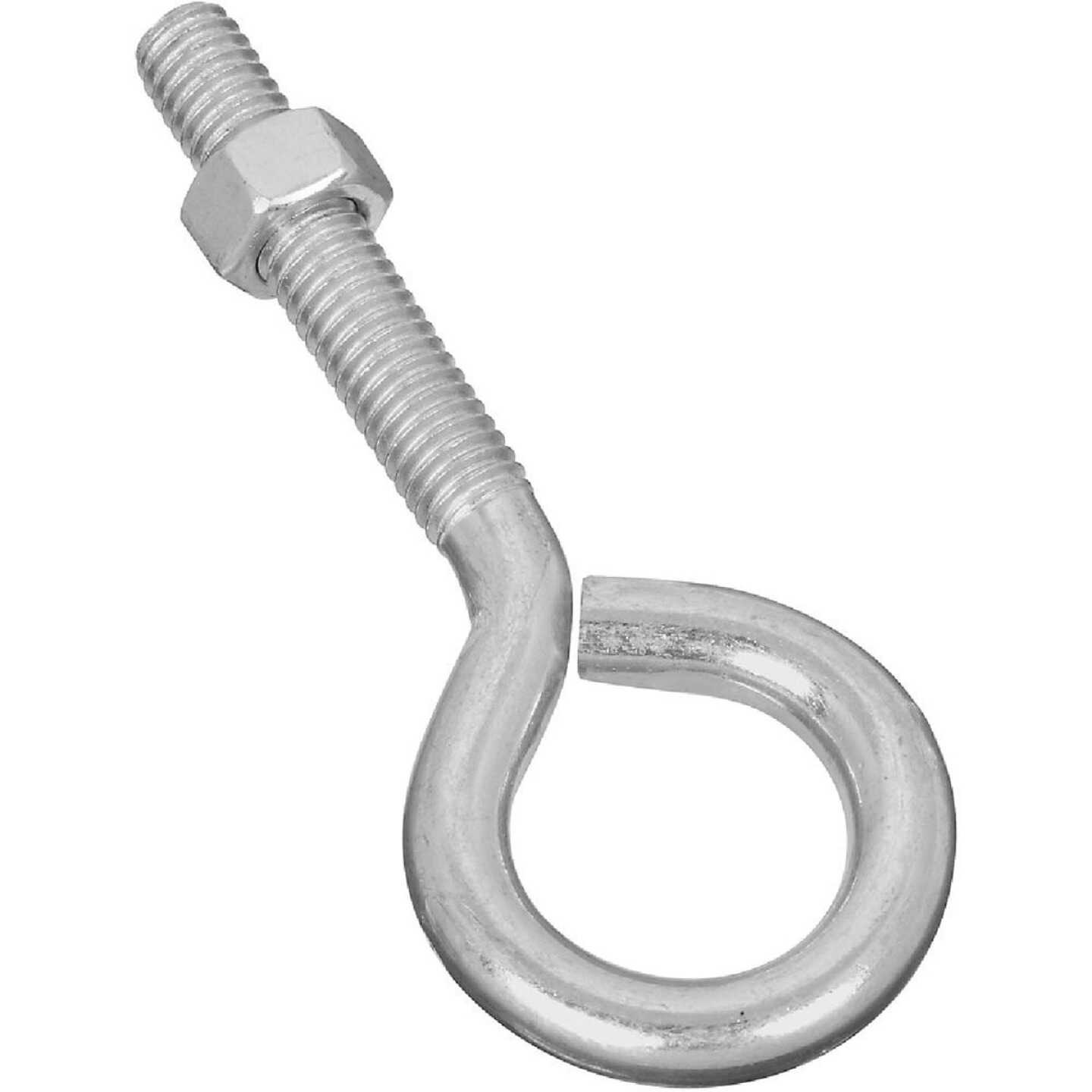 National Hardware 3/8 In. x 4 In. Zinc Eye Bolt with Hex Nut Image 1