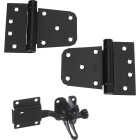 National Hardware Black Self-Closing Gate Kite Image 1