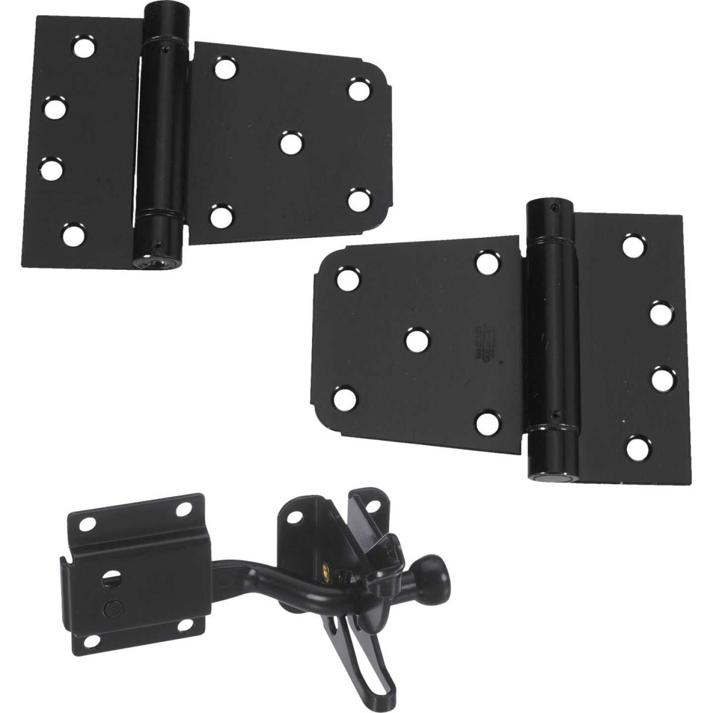 National Hardware Black Self-Closing Gate Kite Image 1