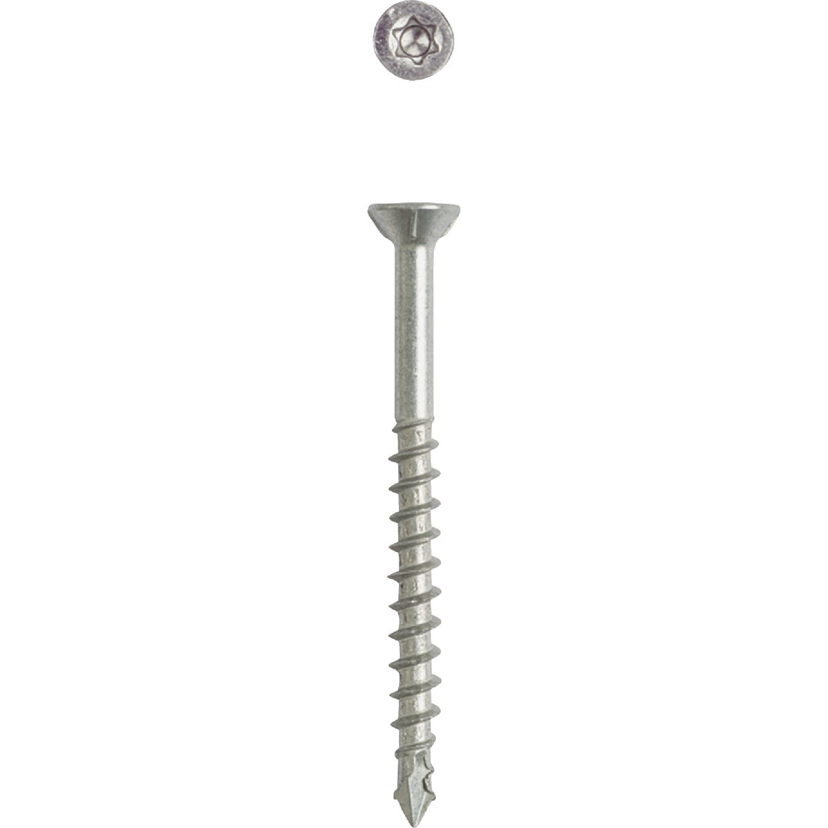 SPAX #6 x 1-1/2 In. T20 Plus Trim Head Zinc (Interior) MDF Cabinet Screw (300-Count)