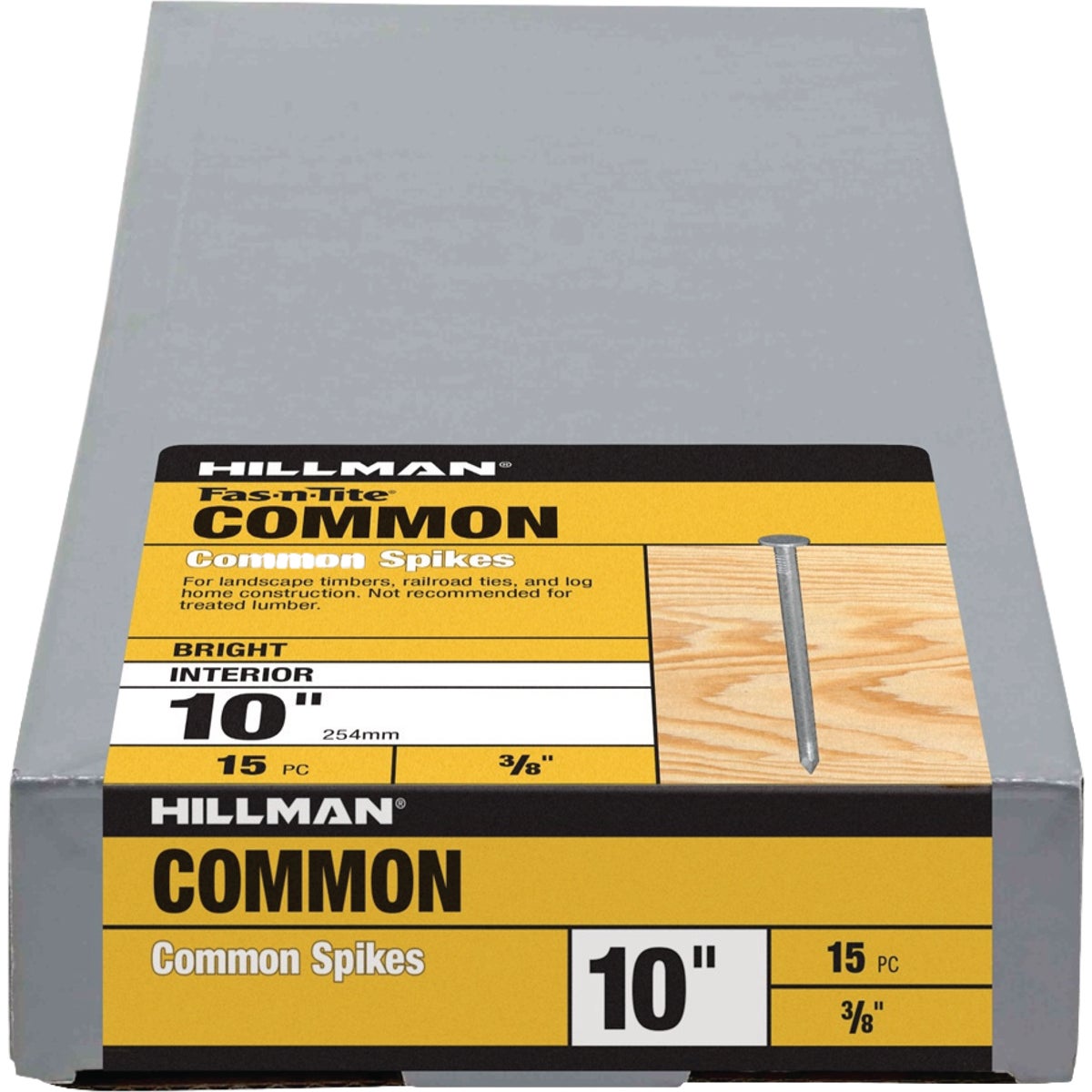 Hillman Fas-n-Tite 10 In. Bright Common Spikes (15-Count)