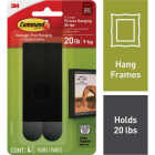 Command 20 Lb. Picture Hanging Strips, Black, 4 Pairs Image 1