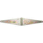National Hardware 4.60 In. x 12 In. Zinc Heavy-Duty Strap Hinge Image 1