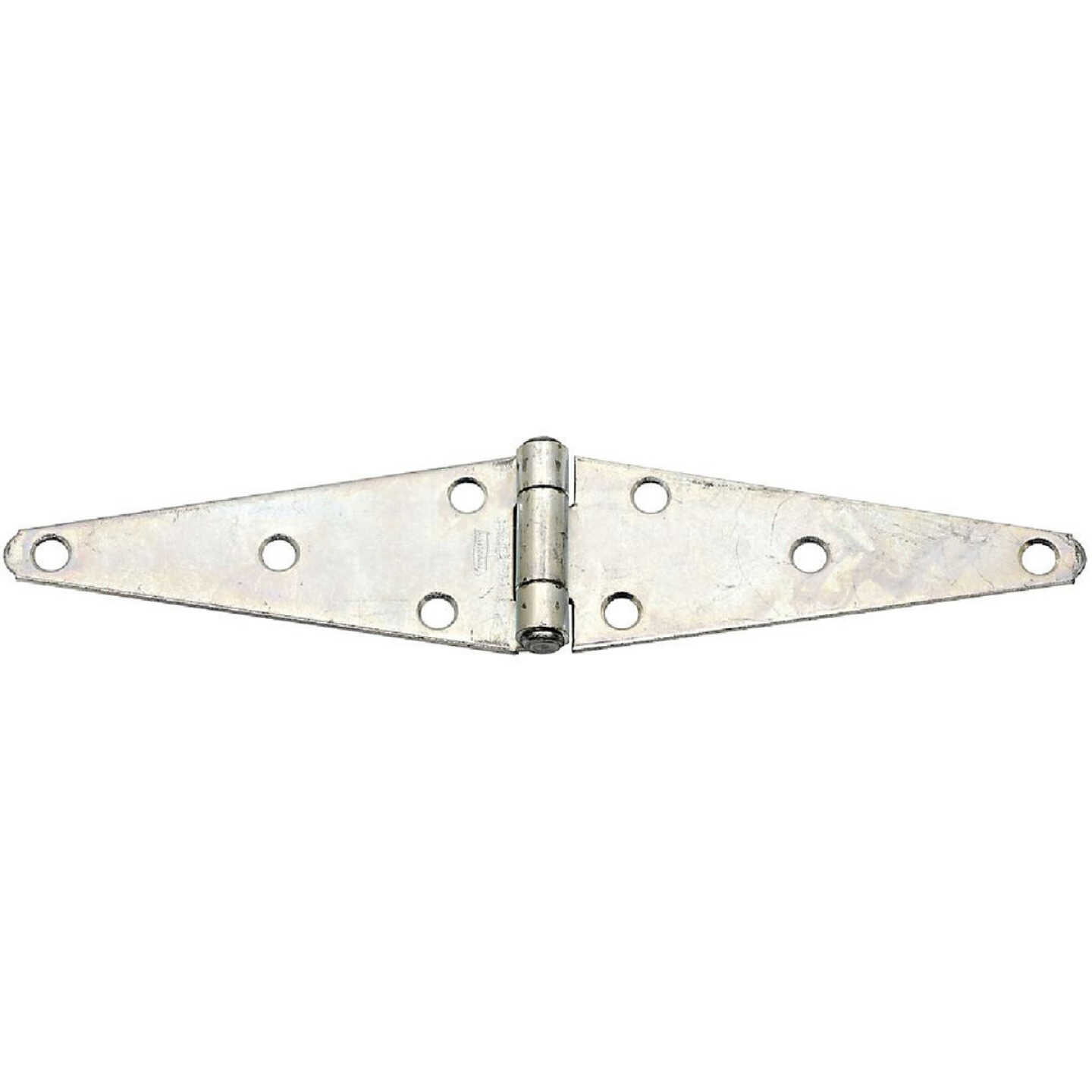 National Hardware 2.43 In. x 6 In. Zinc Heavy-Duty Strap Hinge (2-Pack) Image 1