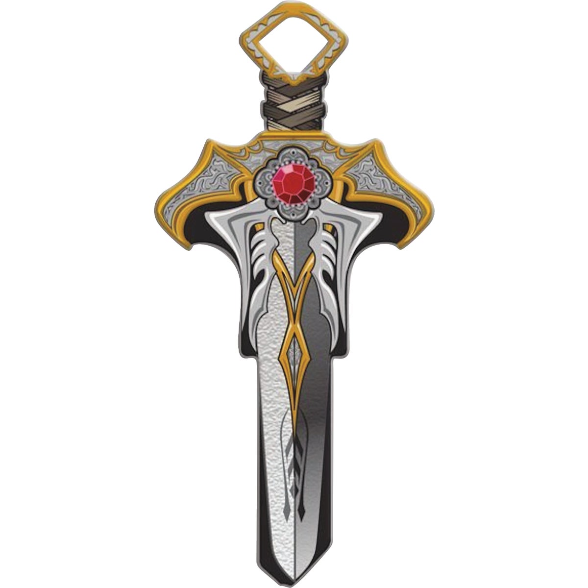 Lucky Line Dagger Key Shapes Decorative House Key - SC1