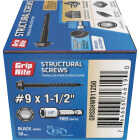 Grip-Rite PrimeGuard Plus #9 x 1.5 In. Hex Washer Head Structural Screw (50-Count) Image 2