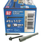 Grip-Rite PrimeGuard Plus #9 x 1.5 In. Hex Washer Head Structural Screw (50-Count) Image 1