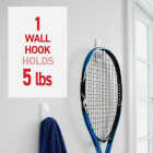 Command Large Utility Hook Value Pack, White, 6 Hooks, 16 Strips Image 2