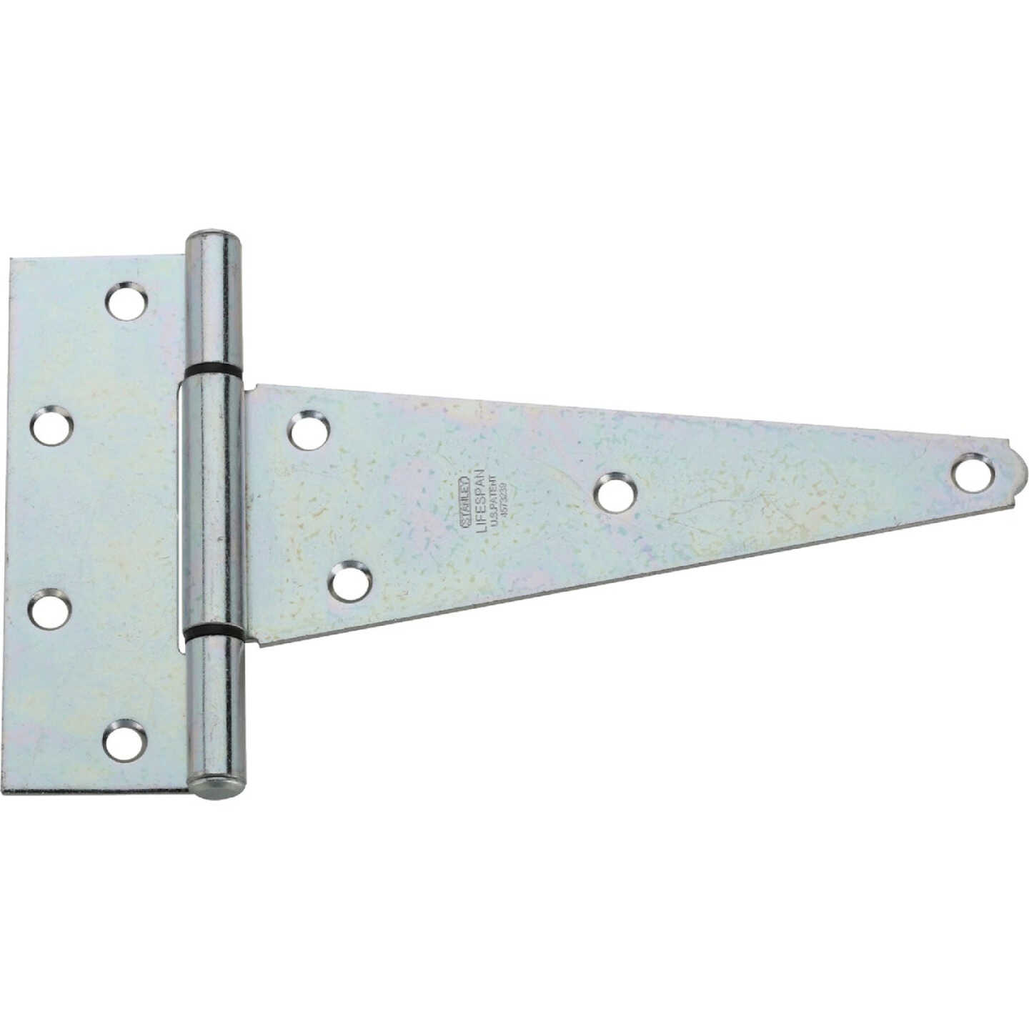 National Hardware 8 In. Zinc-Plated Steel Heavy-Duty Tee Hinge Image 1