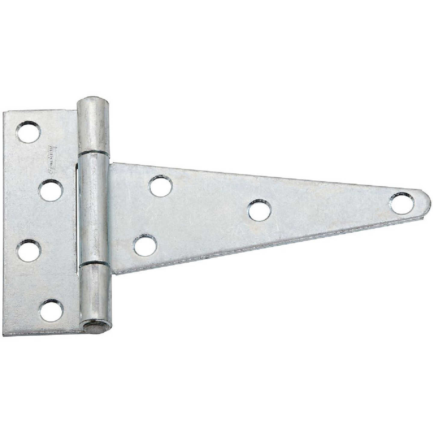 National Hardware 6 In. Zinc-Plated Steel Heavy-Duty Tee Hinge (2-Pack) Image 1