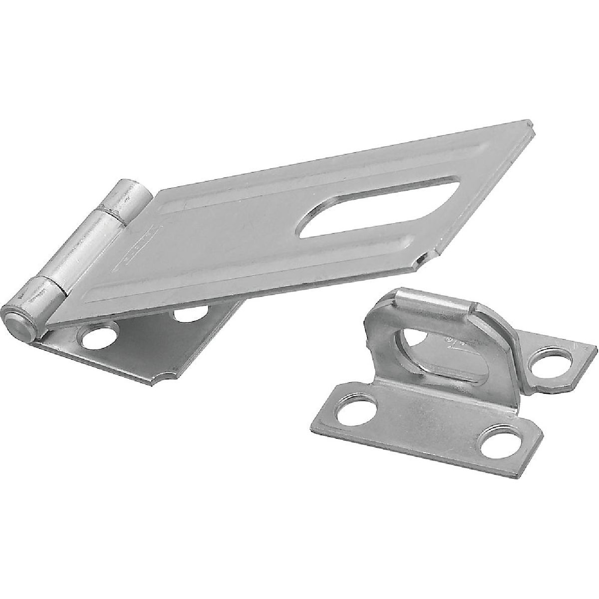 National Hardware 4-1/2 In. Zinc Non-Swivel Safety Hasp