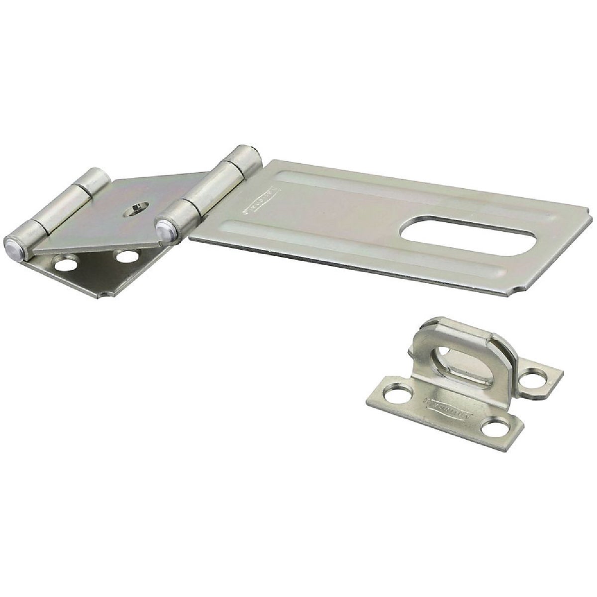 National Hardware 4-1/2 In. Double Hinge Zinc Hasp