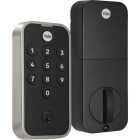 Yale Code Satin Nickel Electronic Lock Keypad Deadbolt Image 1