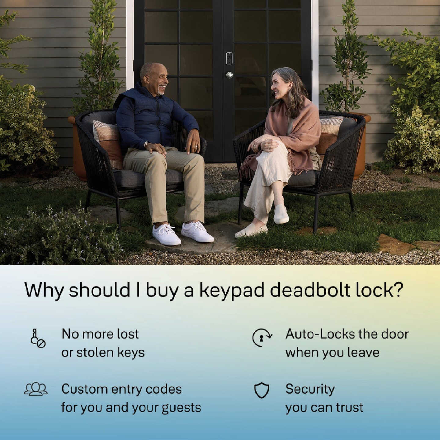 Yale Code Satin Nickel Electronic Lock Keypad Deadbolt Image 4