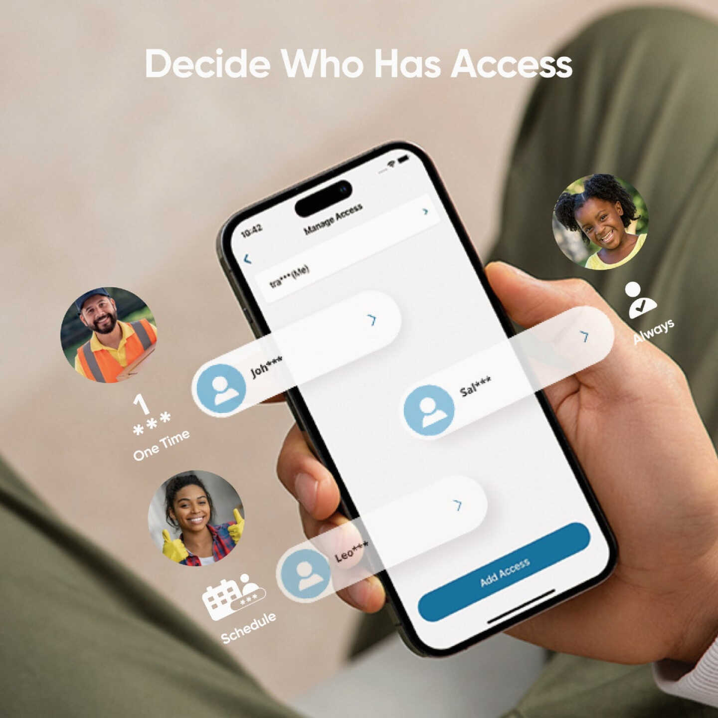 eufy Smart Lock C210 Black 5-In-1 Keyless Entry Door Lock Image 3