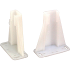 United States Hardware 1-5/8" 3" Plastic Track Socket (2-Pack) Image 1