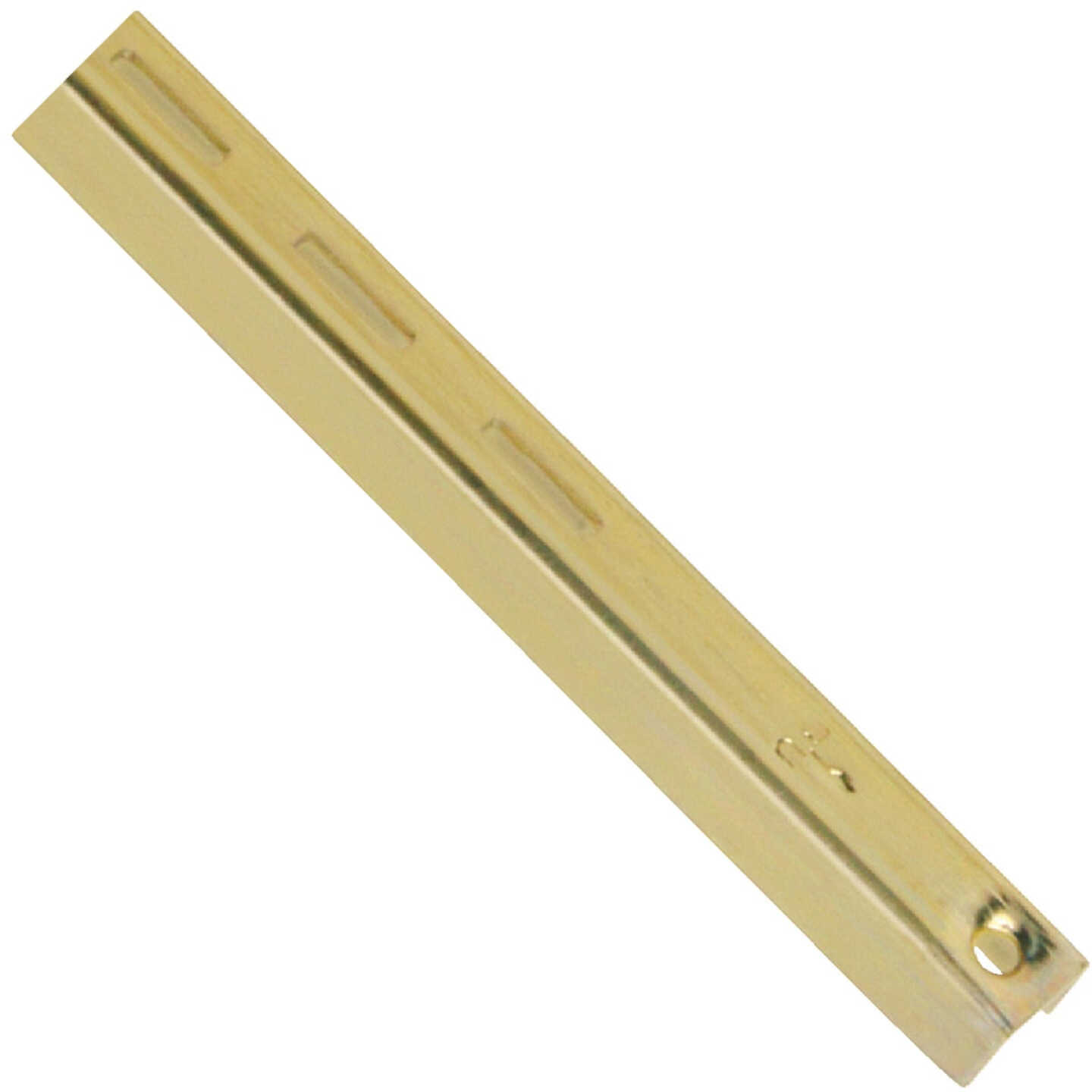 Knape & Vogt 80 Series 36 In. Brass Adjustable Shelf Standard Image 1