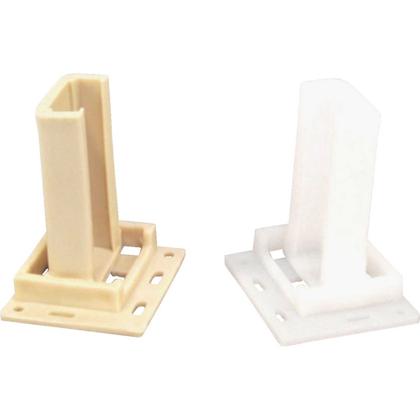 United States Hardware 2-1/8" Rear Plastic Track Socket (2-Pack) Image 1