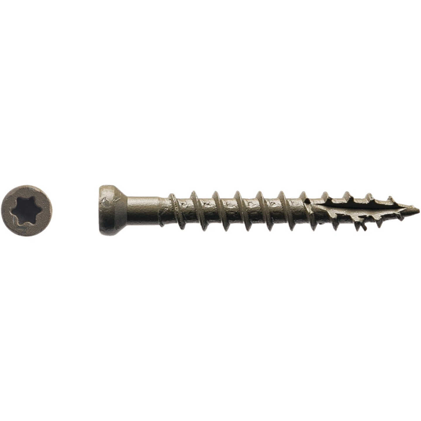 Big Timber #7 x 1-1/4 In. Star Drive Bronze Finish Screw (1 Lb.) Image 2