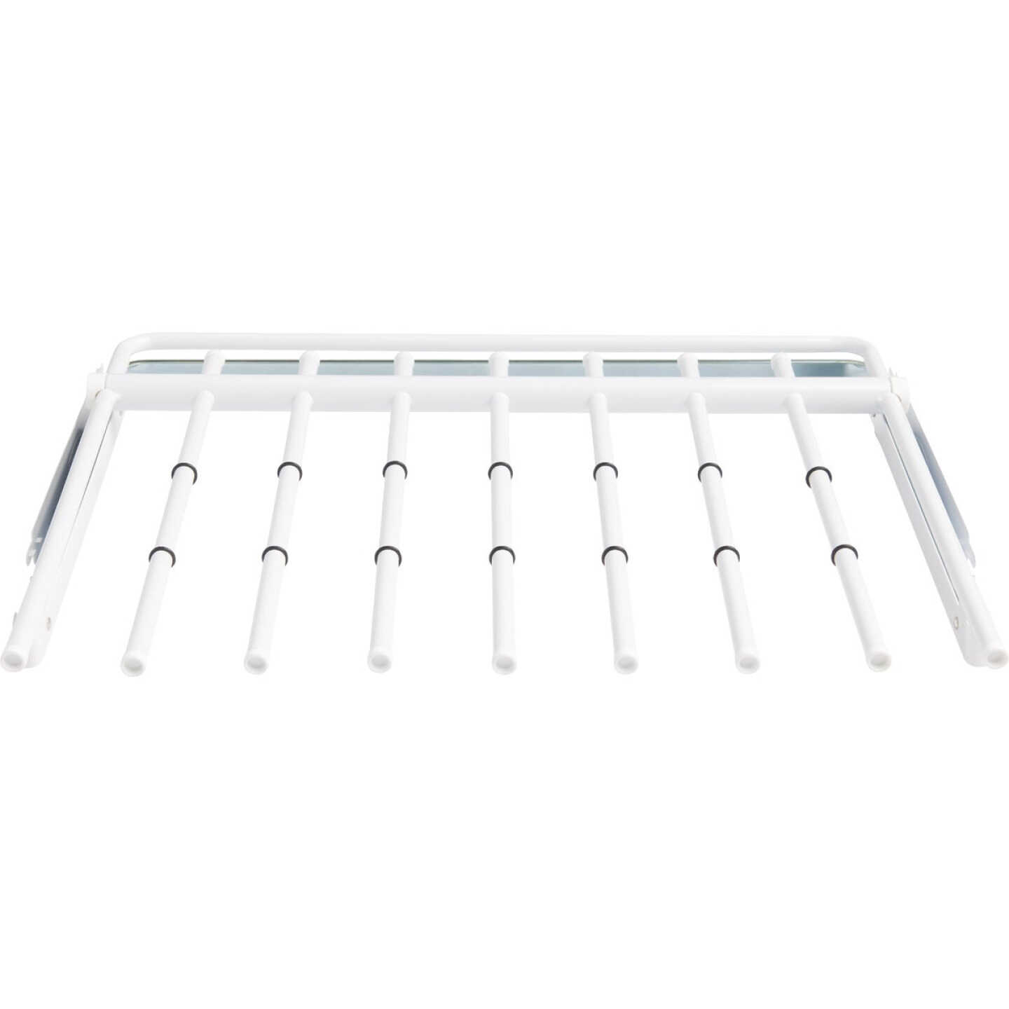 Rubbermaid Configurations White Sliding Pants Rack Image 1