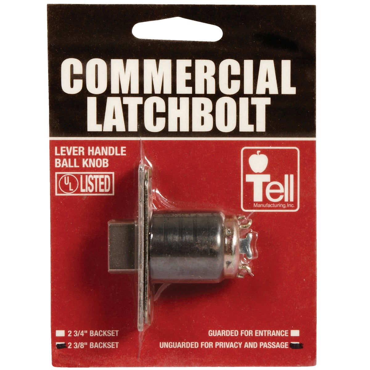 Tell 2-3/8 In. Privacy/Passage Commercial Latch Image 2