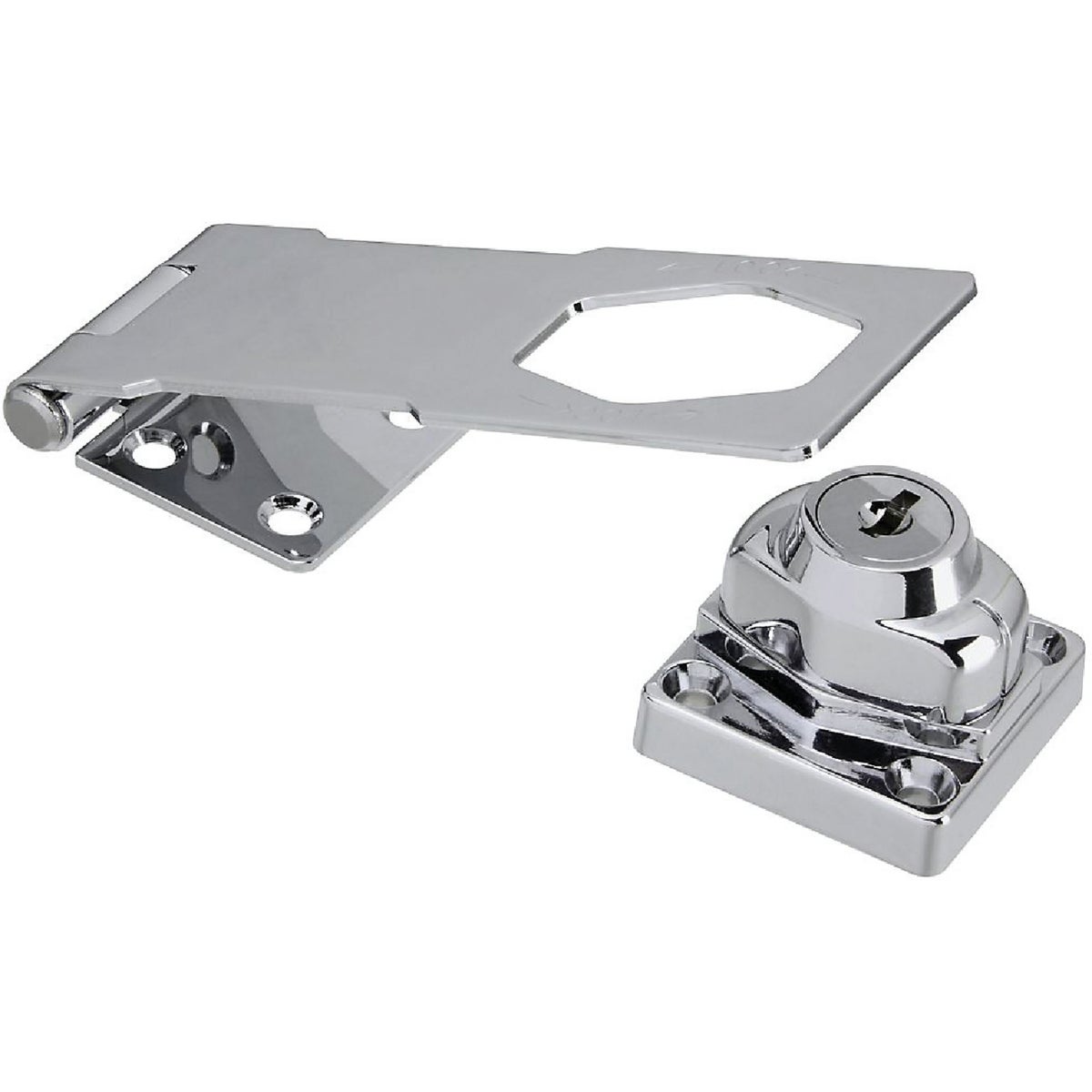 National Hardware 4-1/2 In. Keyed Different Hasp Lock