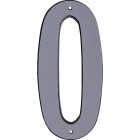 Hy-Ko 4 In. Reflective Plastic Number 0 Image 1