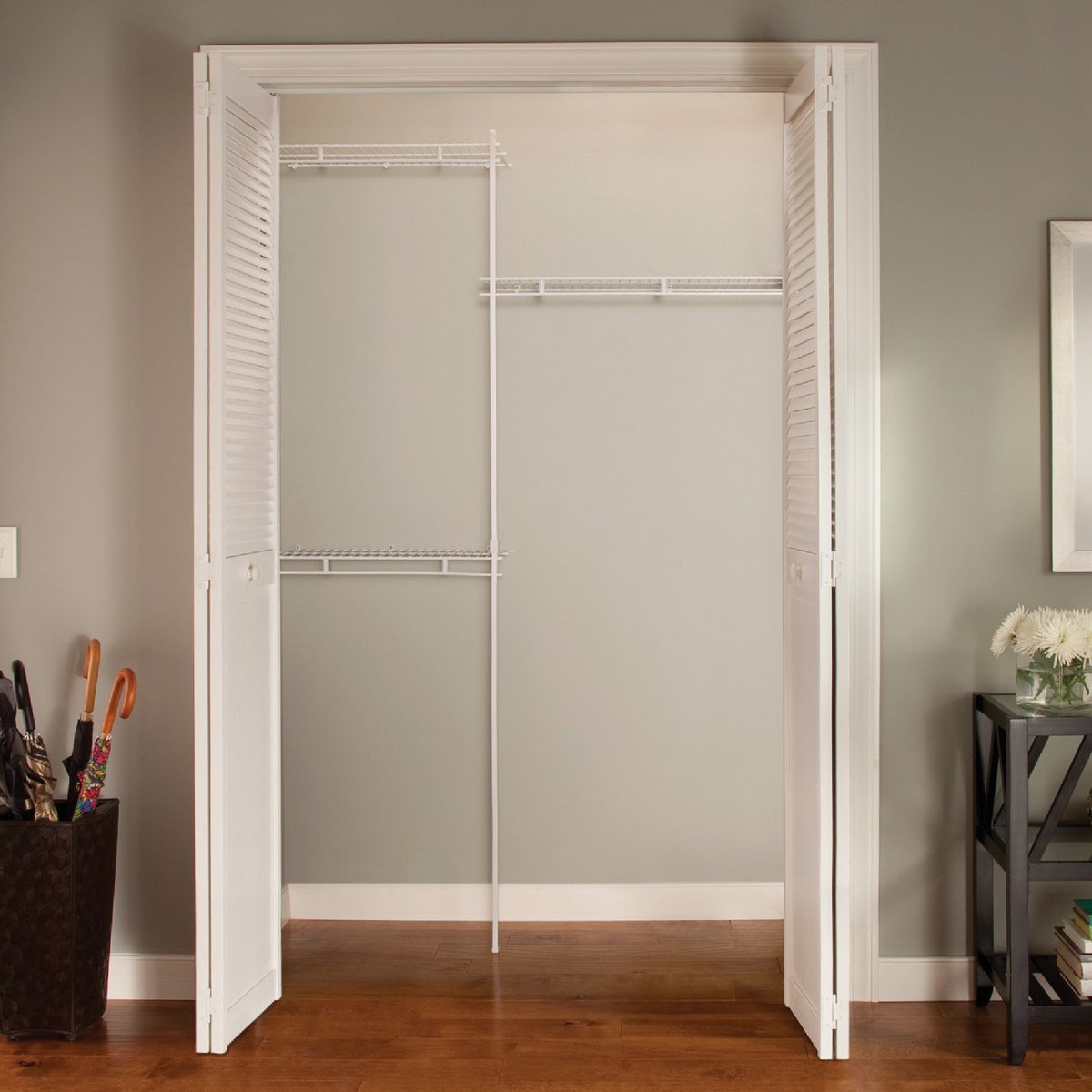 ClosetMaid 5 Ft. Shelf & Rod Closet System Image 2