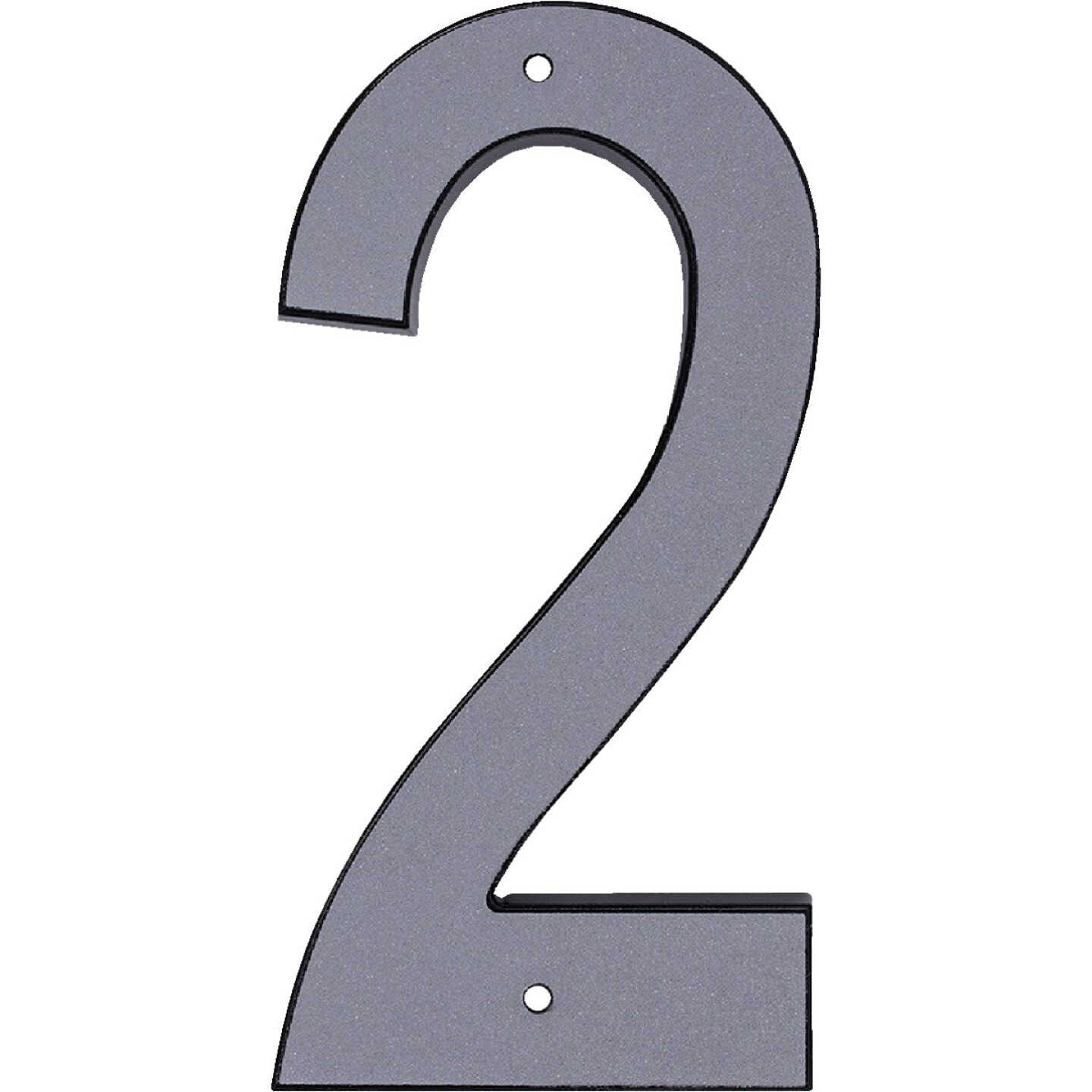 Hy-Ko 4 In. Reflective Plastic Number 2 Image 1