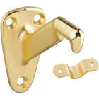 National Hardware Gallery Series Bright Brass Handrail Bracket Image 1