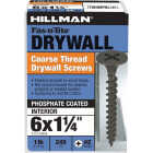 Hillman Fas-N-Tite #6 x 1-1/4 In. Phillips Coarse Thread Drywall Screw (245-Count) Image 1
