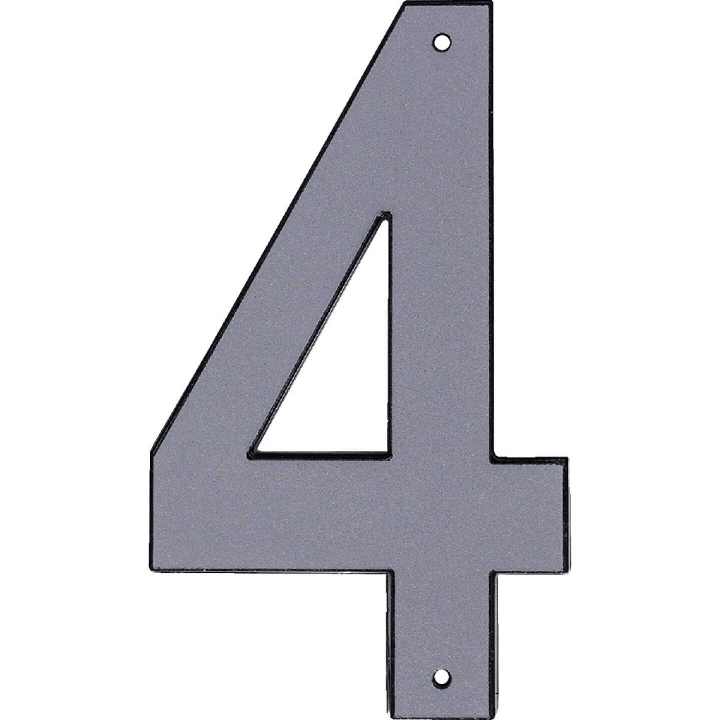 Hy-Ko 4 In. Reflective Plastic Number 4 Image 1