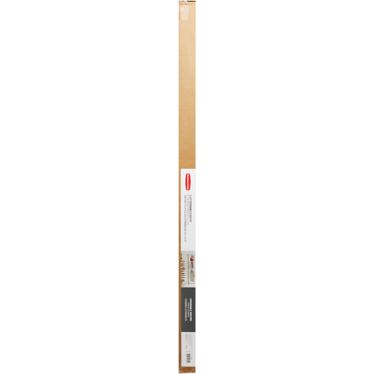 Rubbermaid Configurations 3 Ft. to 6 Ft. No-Cut Adjustable Closet Kit Image 3