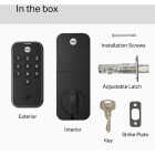 Yale Code Black Suede Electronic Lock Keypad Deadbolt Image 2
