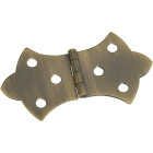 National Hardware 1-11/16 In. x 3-1/16 In. Antique Brass Hinge (2-Pack) Image 1