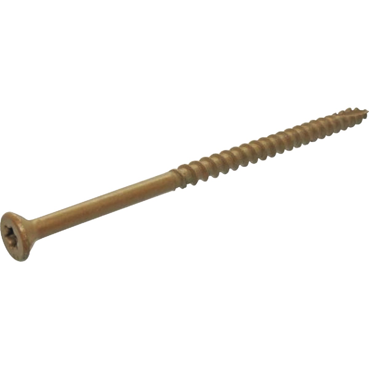Grip-Rite DeckForce PrimeGuard Nano #10 x 2-1/2 In. Star Drive Gold Screw (25 Lb.) Image 1