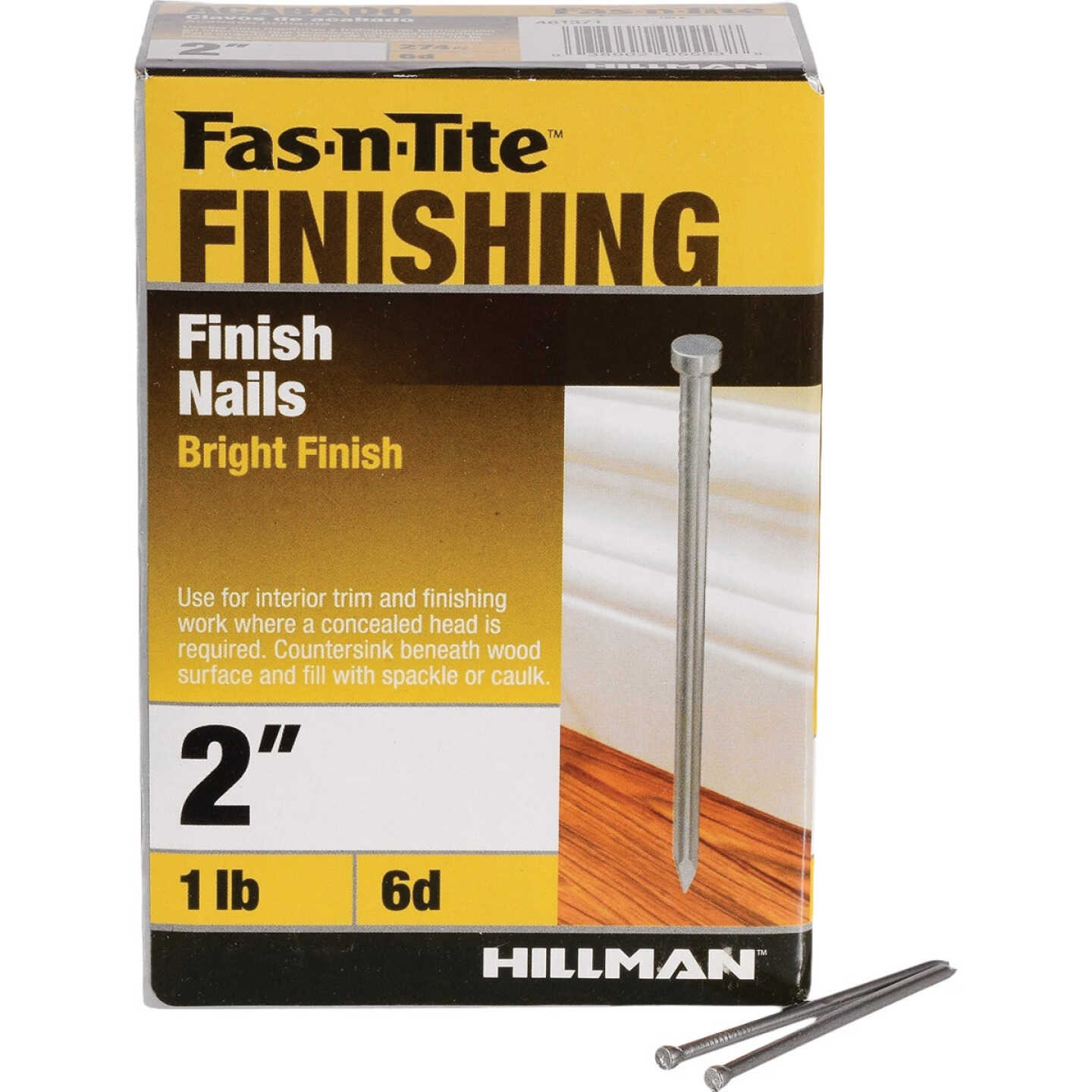 Hillman Fas-n-Tite 2 In. Bright Finish Nails (1 Lb.) Image 1