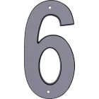 Hy-Ko 4 In. Reflective Plastic Number 6 Image 1