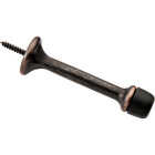 National Hardware 3 In. Oil Rubbed Bronze Rigid Round Door Stop Image 1