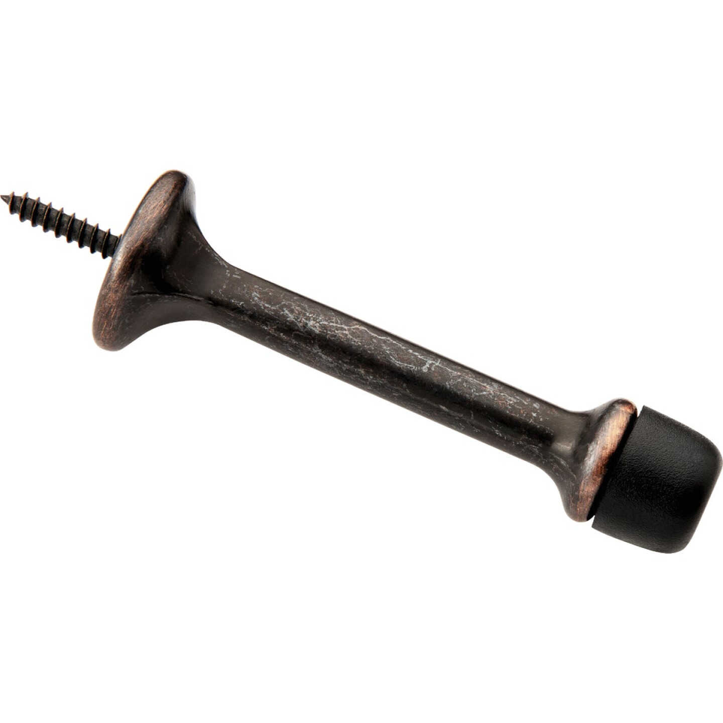 National Hardware 3 In. Oil Rubbed Bronze Rigid Round Door Stop Image 1