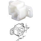Prime-Line Nylon White Track Socket (2-Pack) Image 1