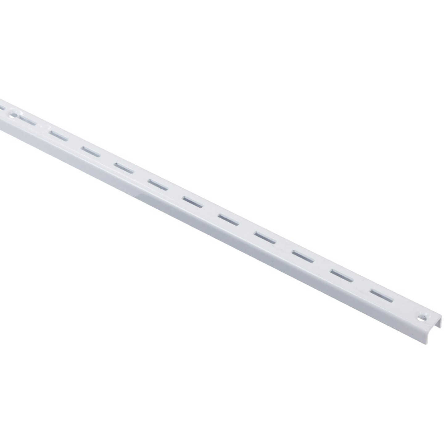 Knape & Vogt 80 Series 24 In. White Steel Adjustable Shelf Standard Image 1